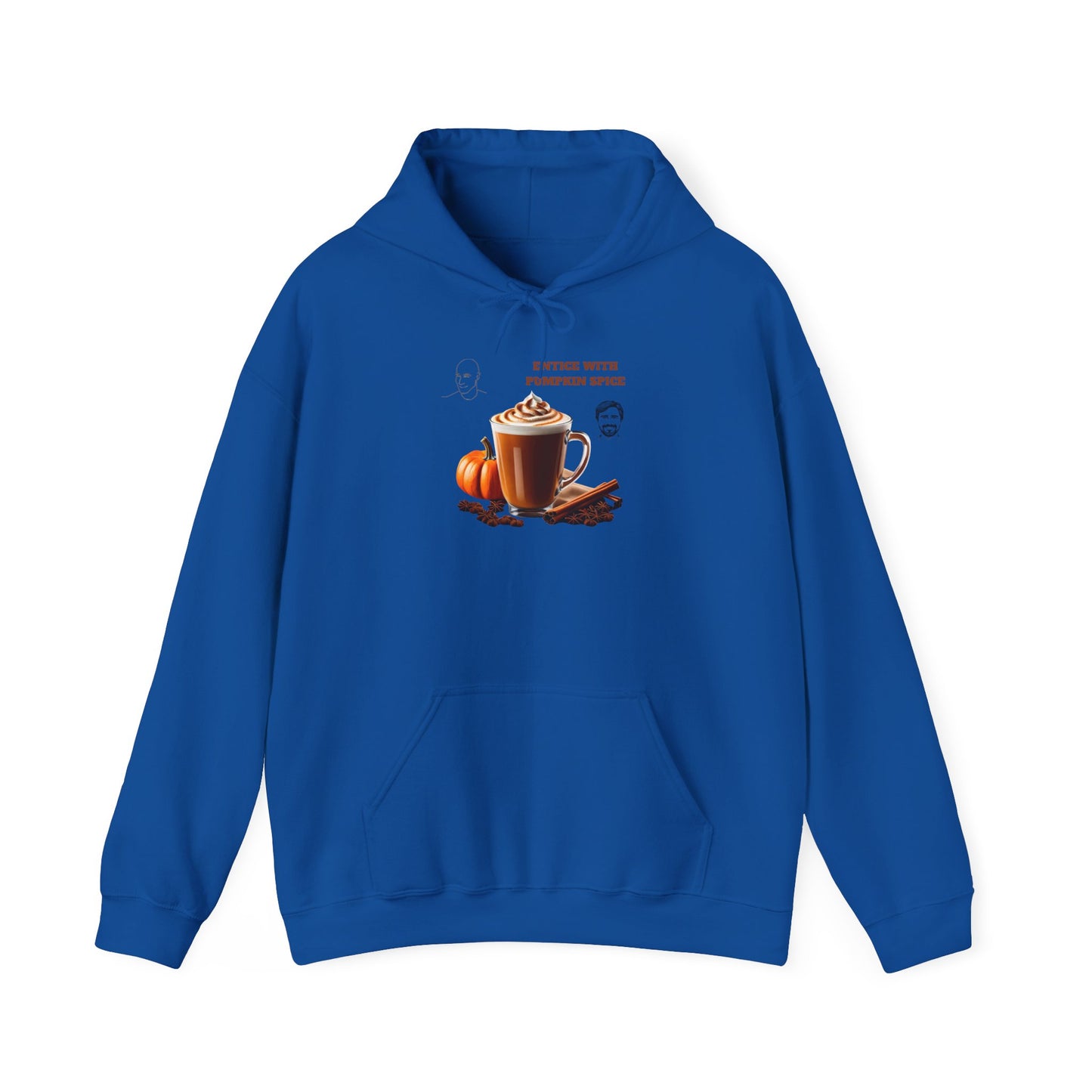 Entice With Pumpkin Spice Latte Cute Guys Unisex Heavy Blend™ Hooded Sweatshirt