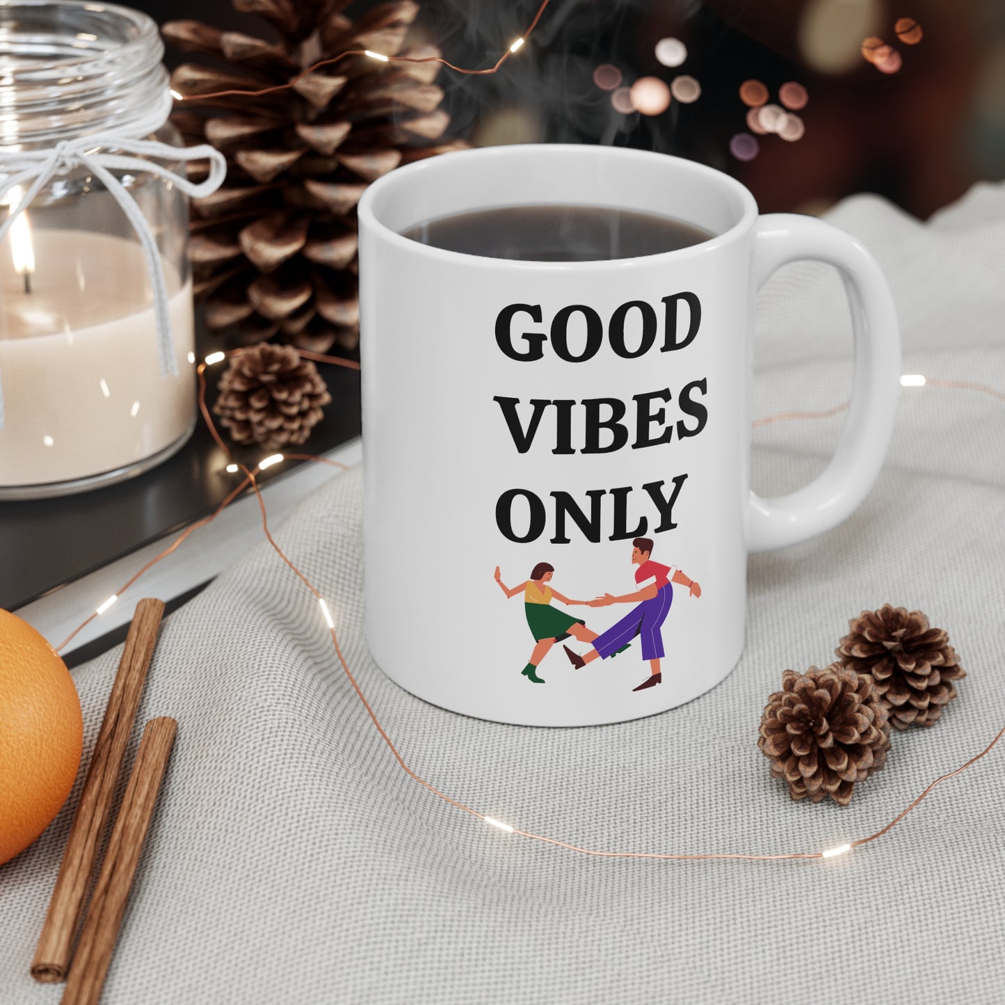 Good Vibes Only Ceramic Mug 11oz