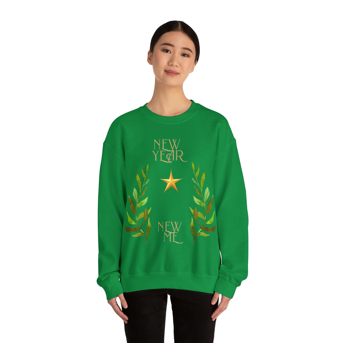 New Year New Me 2024 Unisex Heavy Blend™ Crewneck Sweatshirt