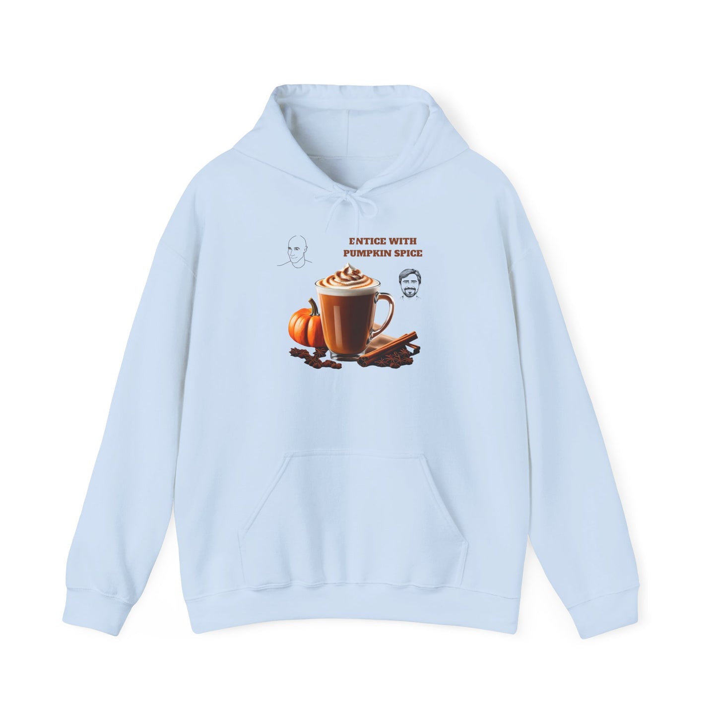 Entice With Pumpkin Spice Latte Cute Guys Unisex Heavy Blend™ Hooded Sweatshirt