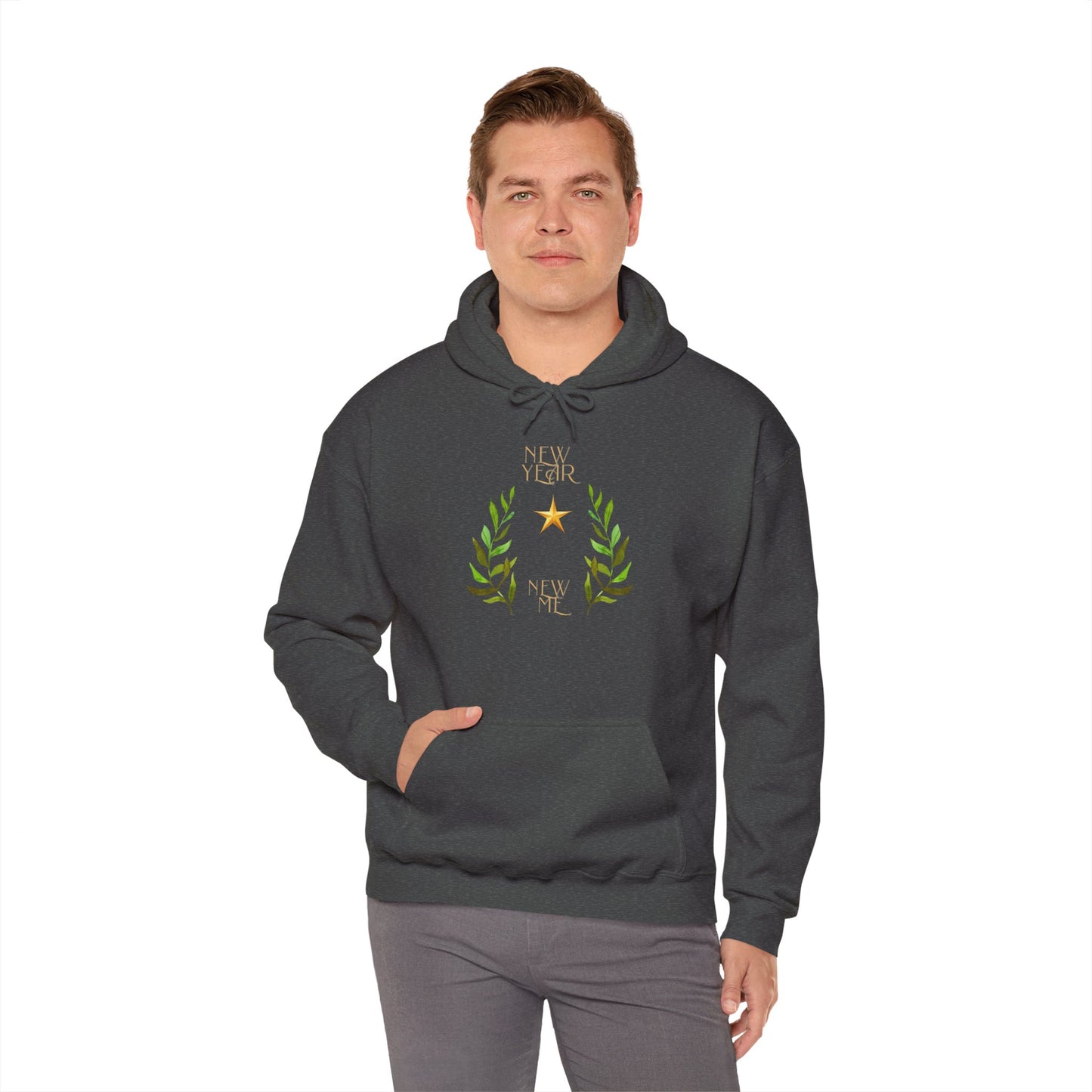 New Year New Me 2025 Unisex Heavy Blend™ Hooded Sweatshirt