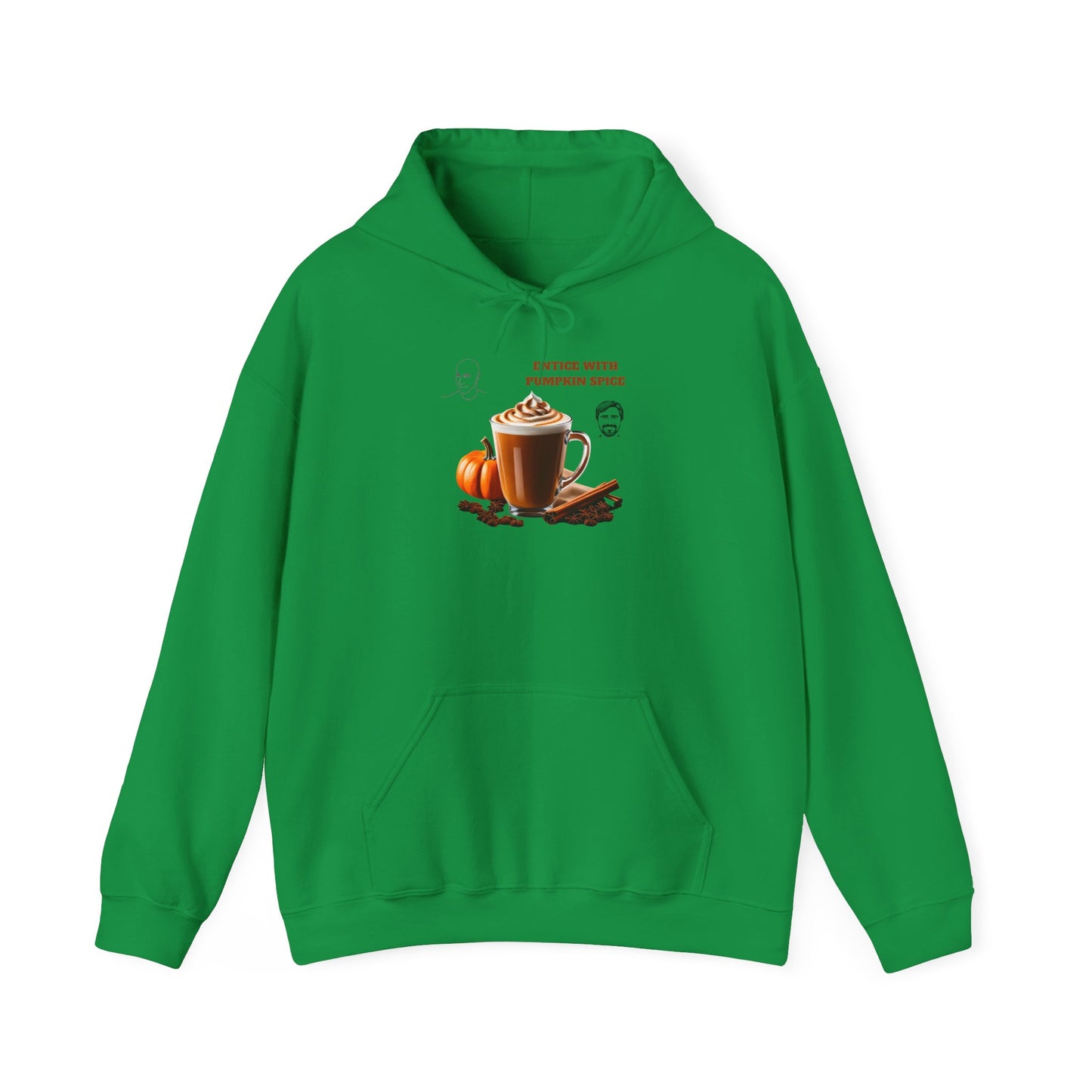 Entice With Pumpkin Spice Latte Cute Guys Unisex Heavy Blend™ Hooded Sweatshirt