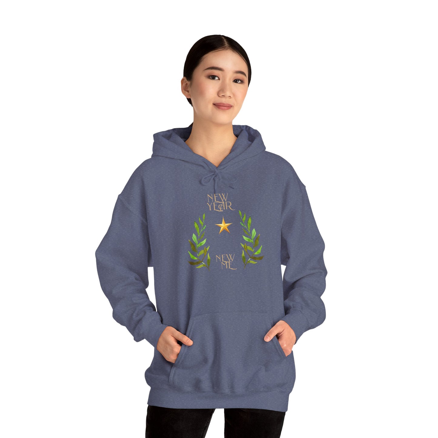 New Year New Me 2025 Unisex Heavy Blend™ Hooded Sweatshirt