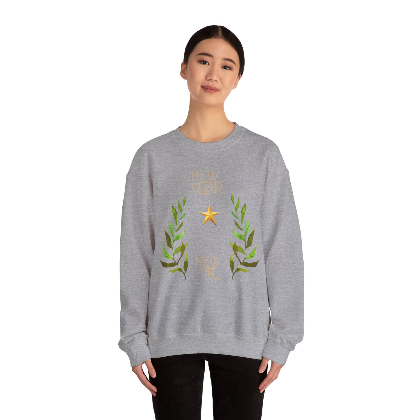 New Year New Me 2025 Unisex Heavy Blend™ Crewneck Sweatshirt