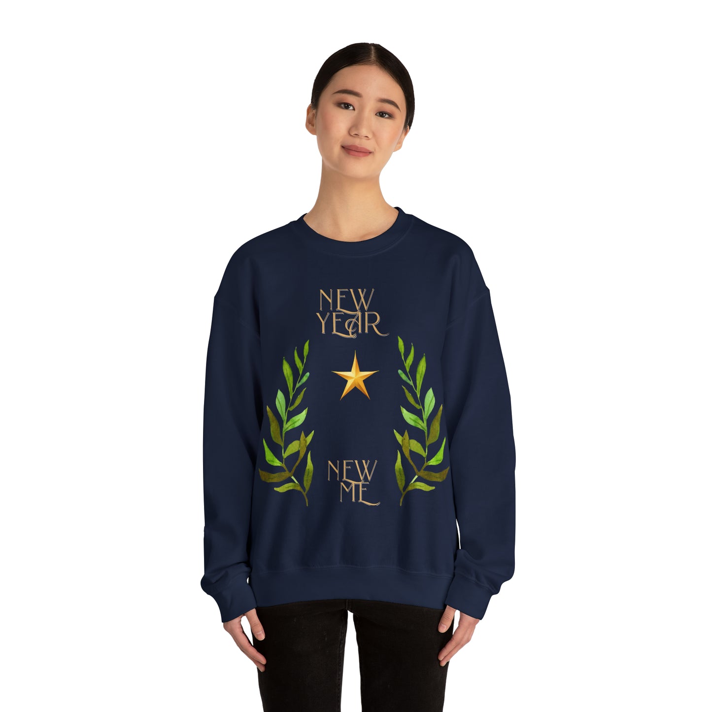 New Year New Me 2024 Unisex Heavy Blend™ Crewneck Sweatshirt