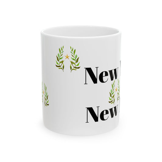 New Year New Me 2025 Ceramic Mug 11oz