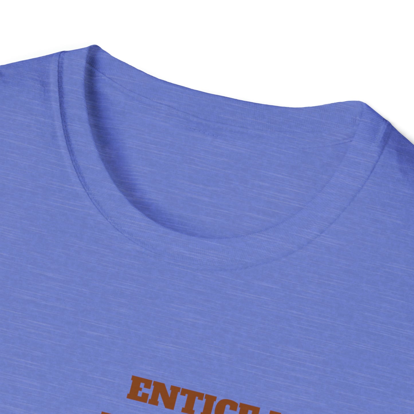 Entice With Pumpkin Spice Latte Cute Guys Unisex Softstyle T-Shirt