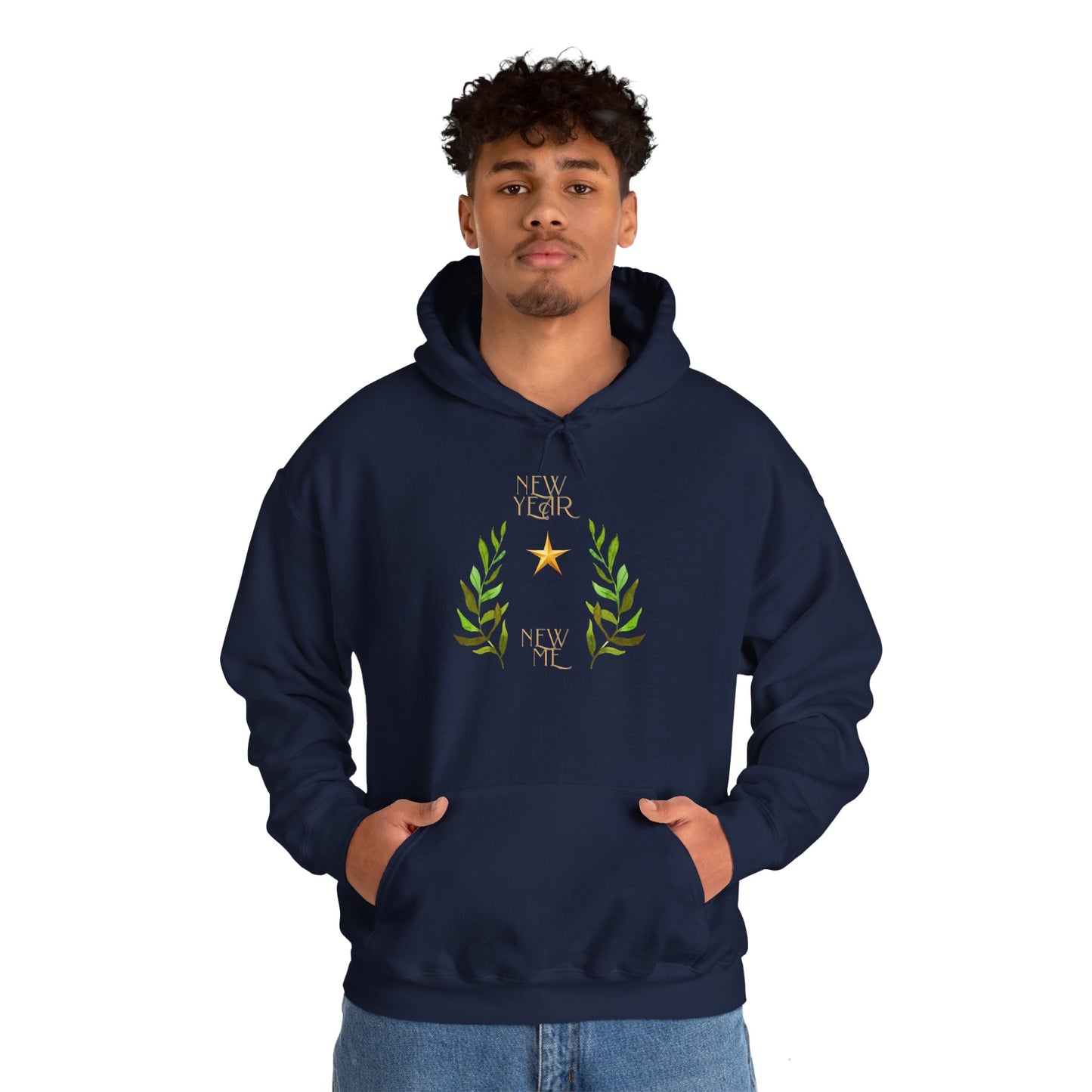 New Year New Me 2025 Unisex Heavy Blend™ Hooded Sweatshirt