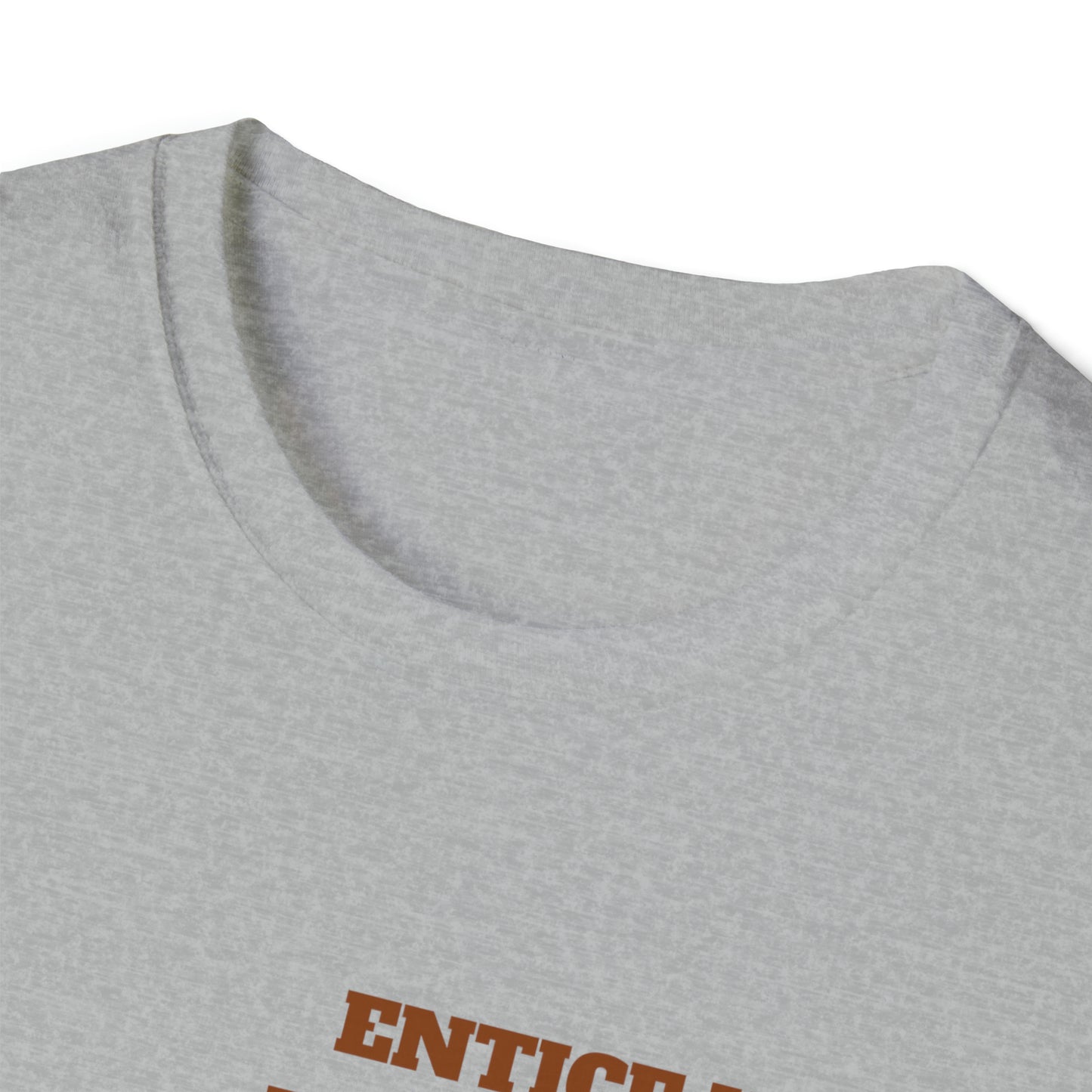 Entice With Pumpkin Spice Latte Cute Guys Unisex Softstyle T-Shirt