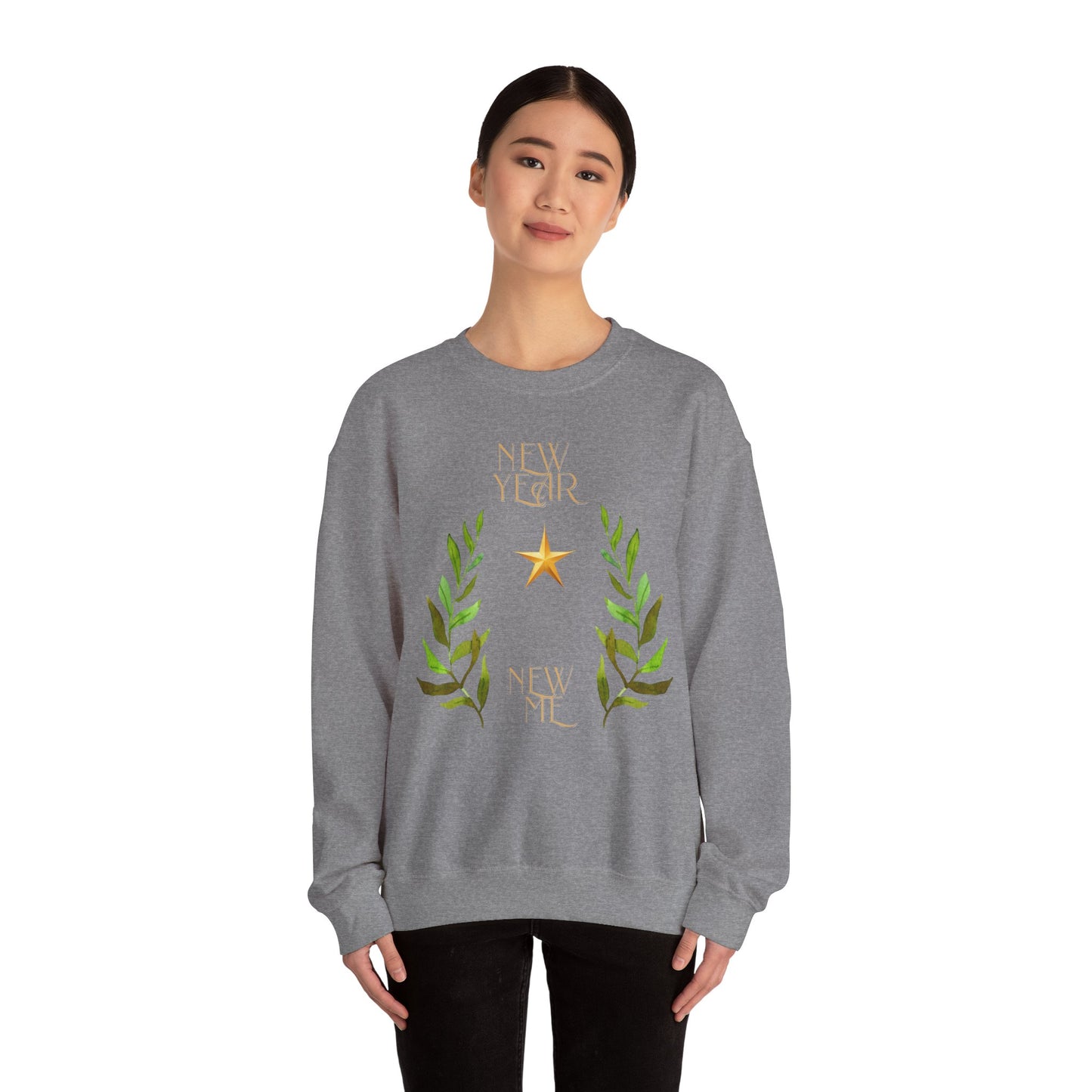 New Year New Me 2025 Unisex Heavy Blend™ Crewneck Sweatshirt