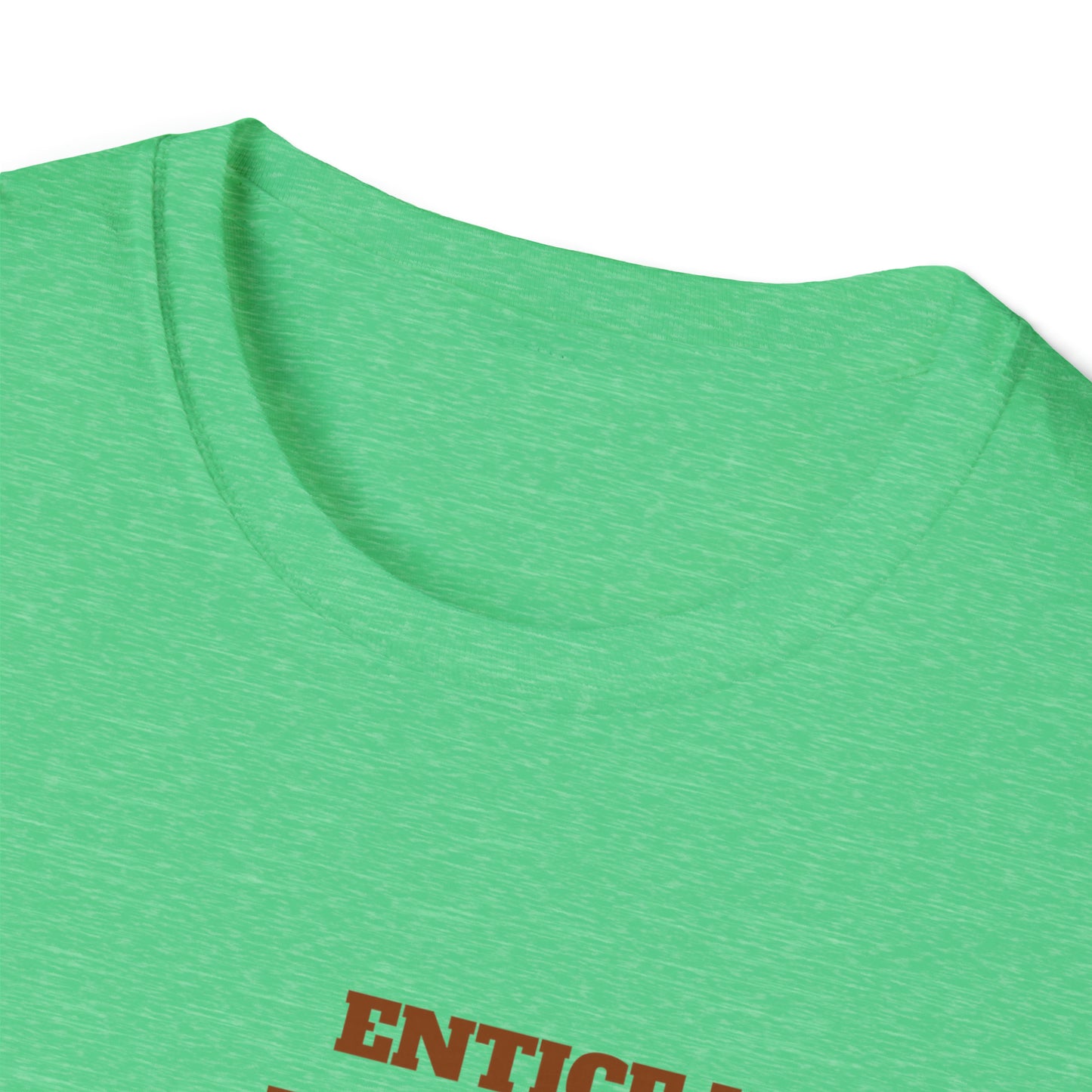 Entice With Pumpkin Spice Latte Cute Guys Unisex Softstyle T-Shirt