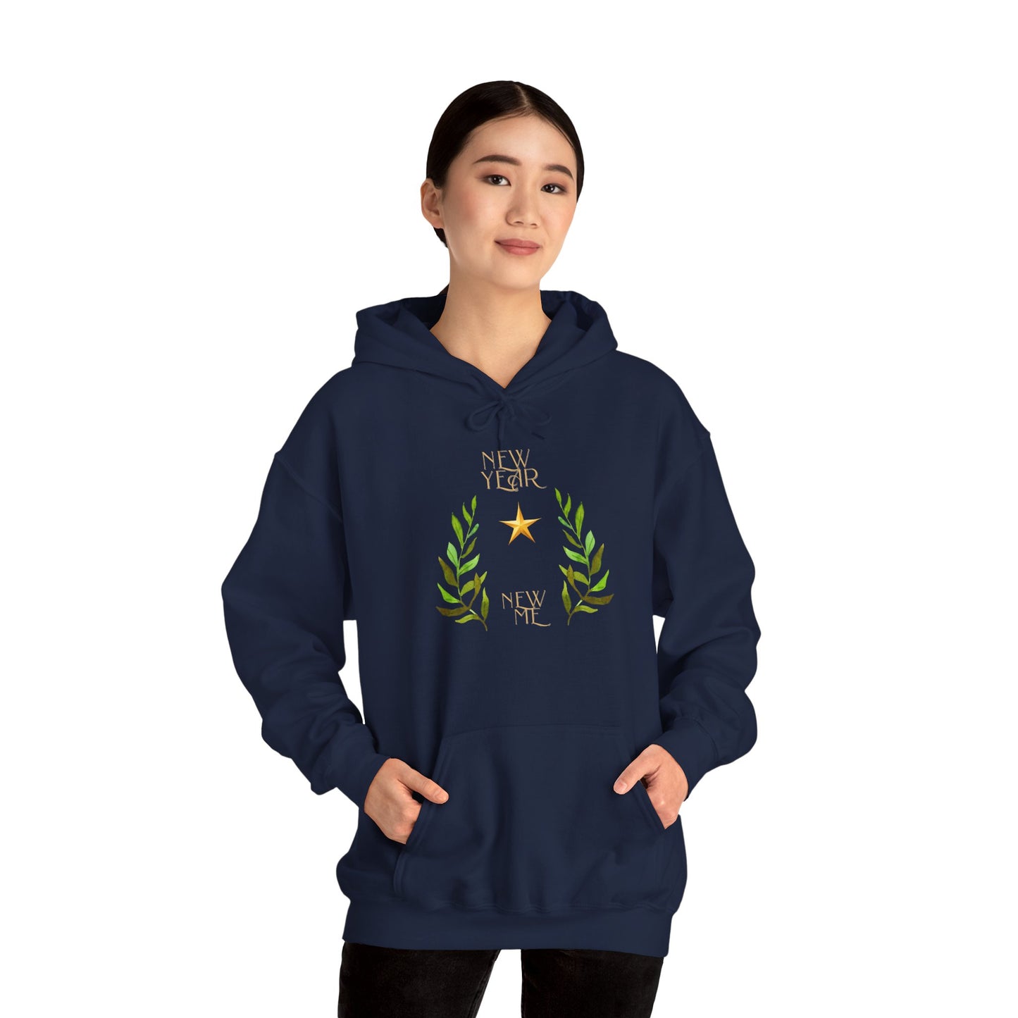 New Year New Me 2025 Unisex Heavy Blend™ Hooded Sweatshirt