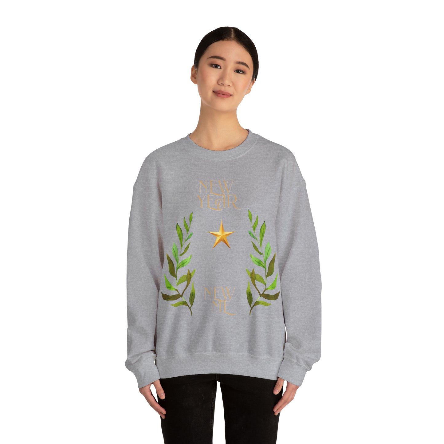 New Year New Me 2024 Unisex Heavy Blend™ Crewneck Sweatshirt