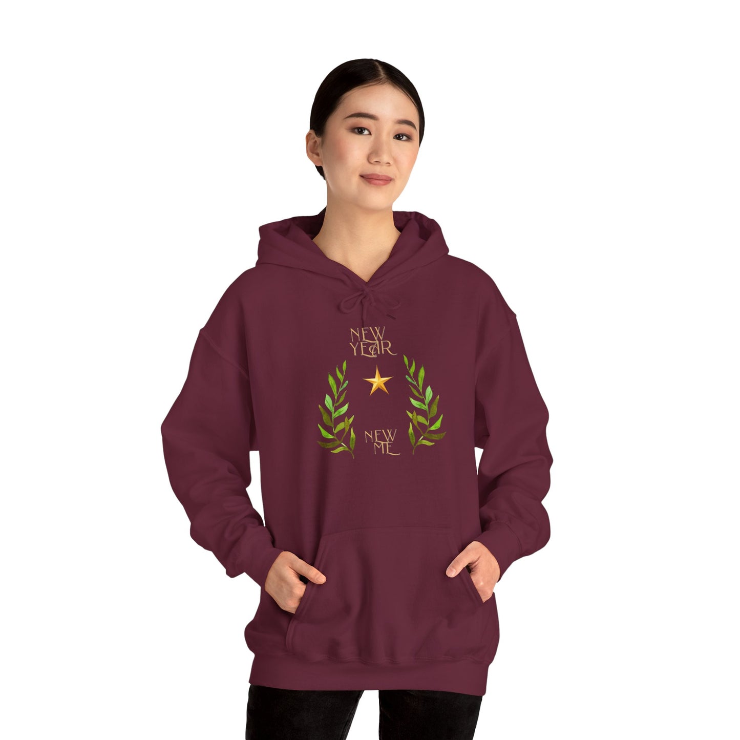 New Year New Me 2025 Unisex Heavy Blend™ Hooded Sweatshirt