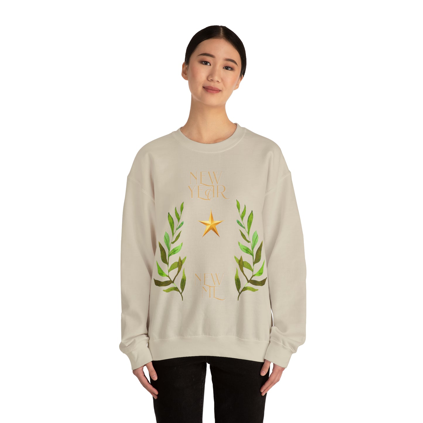 New Year New Me 2024 Unisex Heavy Blend™ Crewneck Sweatshirt