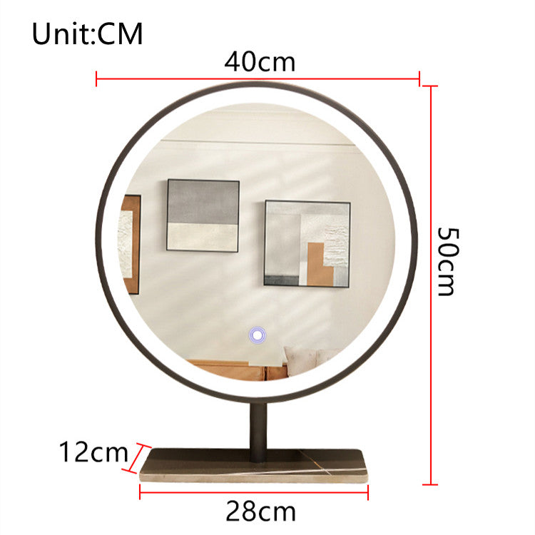 Simple Smart Desktop Rotatable Fill Light Dressing Mirror