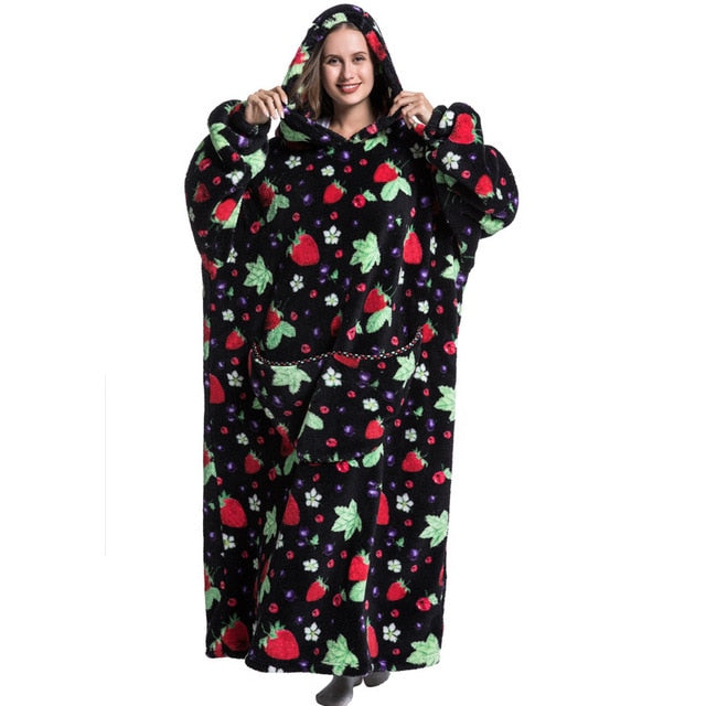 Oversized Wearable  TV Blankets