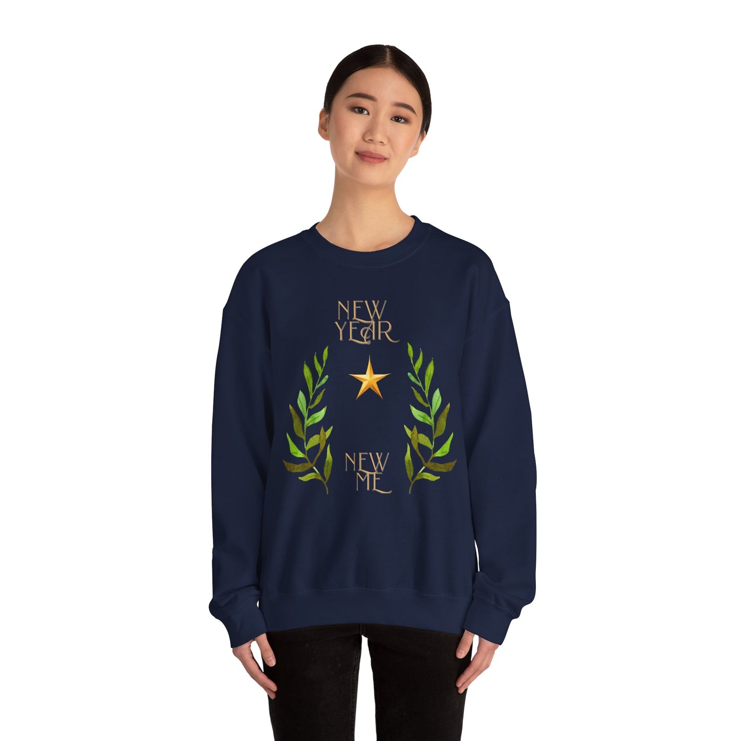 New Year New Me 2025 Unisex Heavy Blend™ Crewneck Sweatshirt