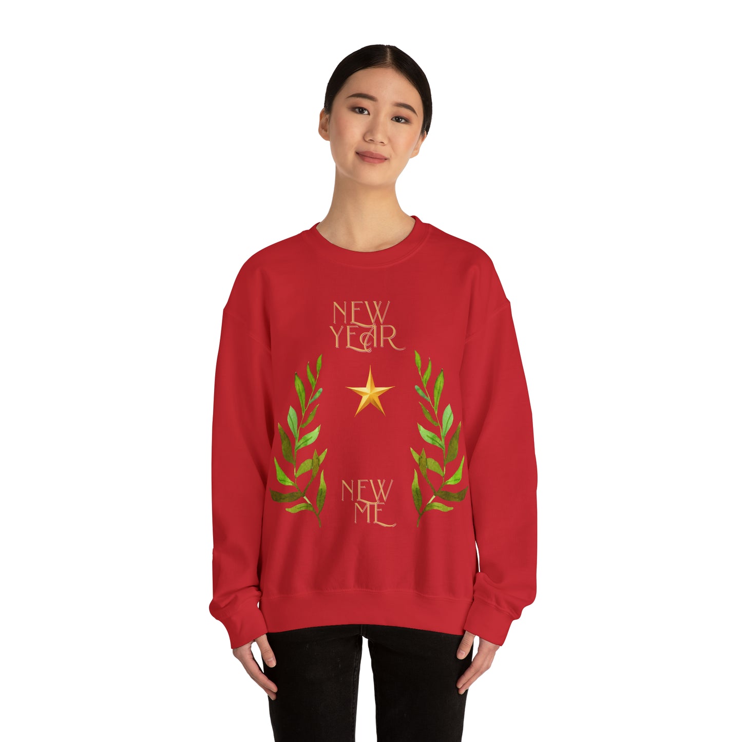 New Year New Me 2024 Unisex Heavy Blend™ Crewneck Sweatshirt