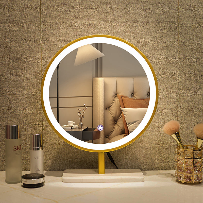 Simple Smart Desktop Rotatable Fill Light Dressing Mirror