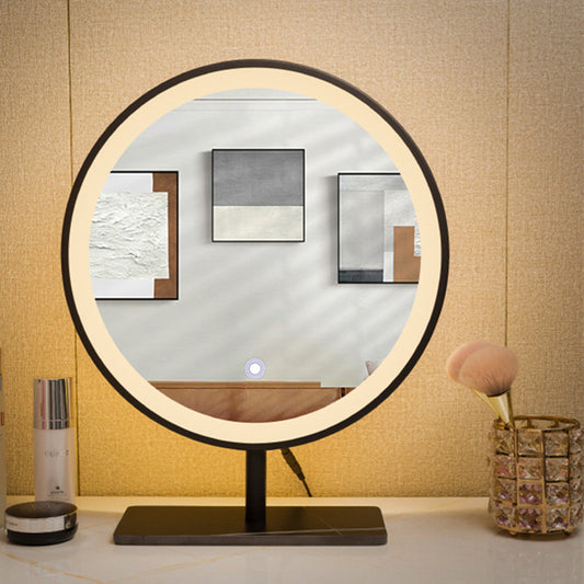 Simple Smart Desktop Rotatable Fill Light Dressing Mirror